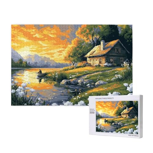 Puzzle Herbst,Puzzle 4000 Teile Sonnenuntergang Holzpuzzle Erwachsene mit Geschenkbox,Schwieriges,Unterhaltsames,Herausforderndes,Geeignet für Anfänger ab 14 Jahren,Geschenke für Männer/Frauen M-515 Puzzle Herbst,Puzzle 4000 Teile Sonnenuntergang Holzpuzzle Erwachsene mit Geschenkbox,Schwieriges,Unterhaltsames,Herausforderndes,Geeignet für Anfänger ab 14 Jahren,Geschenke für Männer/Frauen M-515 von Yeogcohe