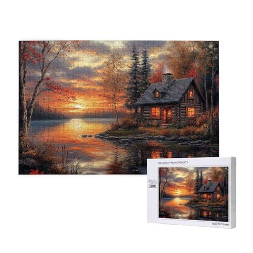 Puzzle Herbst,Puzzle 4000 Teile Sonnenuntergang Holzpuzzle Erwachsene mit Geschenkbox,Schwieriges,Unterhaltsames,Herausforderndes,Geeignet für Anfänger ab 14 Jahren,Geschenke für Männer/Frauen M-883 Puzzle Herbst,Puzzle 4000 Teile Sonnenuntergang Holzpuzzle Erwachsene mit Geschenkbox,Schwieriges,Unterhaltsames,Herausforderndes,Geeignet für Anfänger ab 14 Jahren,Geschenke für Männer/Frauen M-883 von Yeogcohe