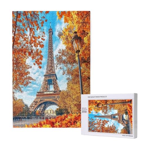 Puzzle Herbst,Puzzle 6000 Teile Eiffelturm Holzpuzzle Erwachsene mit Geschenkbox,Schwieriges,Unterhaltsames,Herausforderndes,Geeignet für Anfänger ab 14 Jahren,Geschenke für Männer/Frauen M-1633 Puzzle Herbst,Puzzle 6000 Teile Eiffelturm Holzpuzzle Erwachsene mit Geschenkbox,Schwieriges,Unterhaltsames,Herausforderndes,Geeignet für Anfänger ab 14 Jahren,Geschenke für Männer/Frauen M-1633 von Yeogcohe