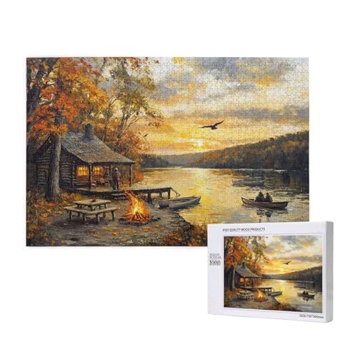 Puzzle Herbst,Puzzle 6000 Teile Sonnenuntergang Holzpuzzle Erwachsene mit Geschenkbox,Schwieriges,Unterhaltsames,Herausforderndes,Geeignet für Anfänger ab 14 Jahren,Geschenke für Männer/Frauen M-197 Puzzle Herbst,Puzzle 6000 Teile Sonnenuntergang Holzpuzzle Erwachsene mit Geschenkbox,Schwieriges,Unterhaltsames,Herausforderndes,Geeignet für Anfänger ab 14 Jahren,Geschenke für Männer/Frauen M-197 von Yeogcohe