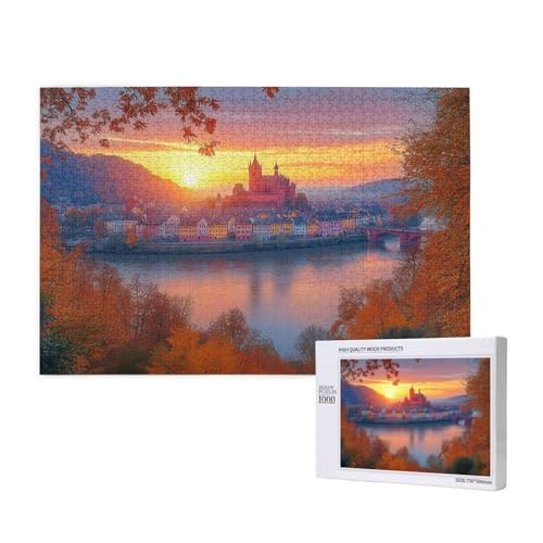 Puzzle Herbst,Puzzle 6000 Teile Sonnenuntergang Holzpuzzle Erwachsene mit Geschenkbox,Schwieriges,Unterhaltsames,Herausforderndes,Geeignet für Anfänger ab 14 Jahren,Geschenke für Männer/Frauen M-828 Puzzle Herbst,Puzzle 6000 Teile Sonnenuntergang Holzpuzzle Erwachsene mit Geschenkbox,Schwieriges,Unterhaltsames,Herausforderndes,Geeignet für Anfänger ab 14 Jahren,Geschenke für Männer/Frauen M-828 von Yeogcohe