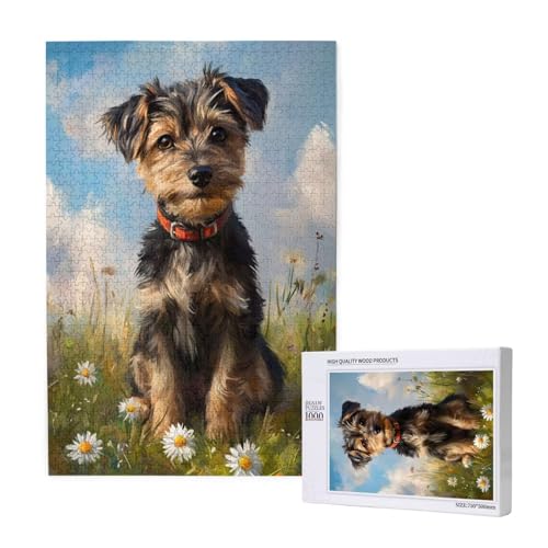Puzzle Hund,Puzzle 1000 Teile Tier Holzpuzzle Erwachsene mit Geschenkbox und Poster,Schwieriges, Unterhaltsames, Herausforderndes, Geeignet für Anfänger ab 14 Jahren,Geschenke für Männer/Frauen M-1966 Puzzle Hund,Puzzle 1000 Teile Tier Holzpuzzle Erwachsene mit Geschenkbox und Poster,Schwieriges, Unterhaltsames, Herausforderndes, Geeignet für Anfänger ab 14 Jahren,Geschenke für Männer/Frauen M-1966 von Yeogcohe