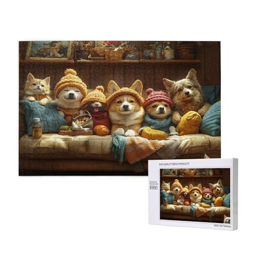 Puzzle Hund,Puzzle 2000 Teile Weihnachten Holzpuzzle Erwachsene mit Geschenkbox,Schwieriges,Unterhaltsames,Herausforderndes,Geeignet für Anfänger ab 14 Jahren,Geschenke für Männer/Frauen M-857 Puzzle Hund,Puzzle 2000 Teile Weihnachten Holzpuzzle Erwachsene mit Geschenkbox,Schwieriges,Unterhaltsames,Herausforderndes,Geeignet für Anfänger ab 14 Jahren,Geschenke für Männer/Frauen M-857 von Yeogcohe