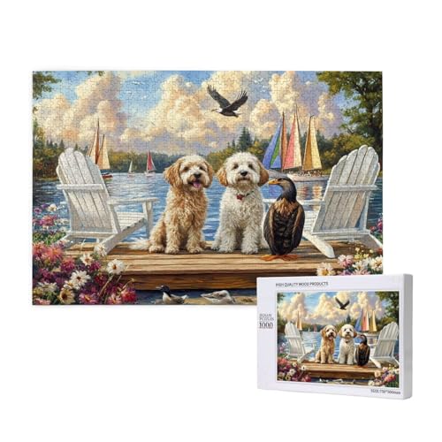 Puzzle Hund,Puzzle 4000 Teile Tier Holzpuzzle Erwachsene mit Geschenkbox und Poster,Schwieriges - Unterhaltsames - Herausforderndes - Geeignet für Anfänger ab 14 Jahren,Geschenke für Männer/Frauen M-9 Puzzle Hund,Puzzle 4000 Teile Tier Holzpuzzle Erwachsene mit Geschenkbox und Poster,Schwieriges - Unterhaltsames - Herausforderndes - Geeignet für Anfänger ab 14 Jahren,Geschenke für Männer/Frauen M-9 von Yeogcohe