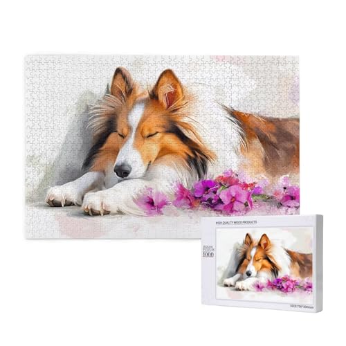Puzzle Hund,Puzzle 6000 Teile Blume Holzpuzzle Erwachsene mit Geschenkbox und Poster,Schwieriges, Unterhaltsames, Herausforderndes, Geeignet für Anfänger ab 14 Jahren,Geschenke für Männer/Frauen M-456 Puzzle Hund,Puzzle 6000 Teile Blume Holzpuzzle Erwachsene mit Geschenkbox und Poster,Schwieriges, Unterhaltsames, Herausforderndes, Geeignet für Anfänger ab 14 Jahren,Geschenke für Männer/Frauen M-456 von Yeogcohe