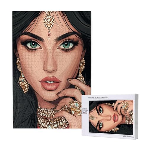 Puzzle Indien,Puzzle 6000 Teile Frau Holzpuzzle Erwachsene mit Geschenkbox und Poster,Schwieriges,Unterhaltsames,Herausforderndes,Geeignet für Anfänger ab 14 Jahren,Geschenke für Männer/Frauen M-1302 Puzzle Indien,Puzzle 6000 Teile Frau Holzpuzzle Erwachsene mit Geschenkbox und Poster,Schwieriges,Unterhaltsames,Herausforderndes,Geeignet für Anfänger ab 14 Jahren,Geschenke für Männer/Frauen M-1302 von Yeogcohe