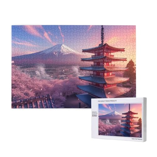 Puzzle Japan,Puzzle 1000 Teile Landschaft Holzpuzzle Erwachsene mit Geschenkbox,Schwieriges,Unterhaltsames,Herausforderndes,Geeignet für Anfänger ab 14 Jahren,Geschenke für Männer/Frauen M-162 Puzzle Japan,Puzzle 1000 Teile Landschaft Holzpuzzle Erwachsene mit Geschenkbox,Schwieriges,Unterhaltsames,Herausforderndes,Geeignet für Anfänger ab 14 Jahren,Geschenke für Männer/Frauen M-162 von Yeogcohe