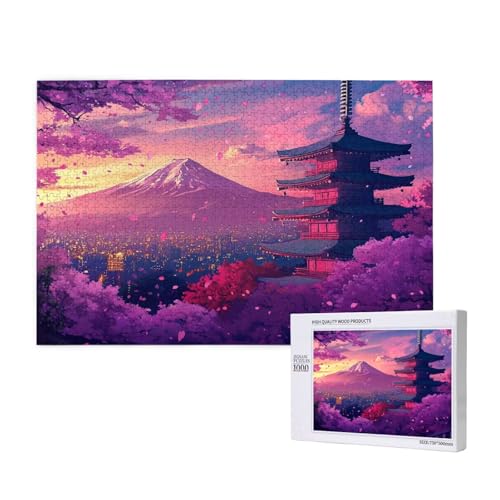 Puzzle Japan,Puzzle 2000 Teile Kirschblüten Holzpuzzle Erwachsene mit Geschenkbox,Schwieriges,Unterhaltsames,Herausforderndes,Geeignet für Anfänger ab 14 Jahren,Geschenke für Männer/Frauen M-1089 Puzzle Japan,Puzzle 2000 Teile Kirschblüten Holzpuzzle Erwachsene mit Geschenkbox,Schwieriges,Unterhaltsames,Herausforderndes,Geeignet für Anfänger ab 14 Jahren,Geschenke für Männer/Frauen M-1089 von Yeogcohe