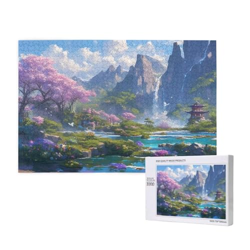 Puzzle Japan,Puzzle 300 Teile Landschaft Holzpuzzle Erwachsene mit Geschenkbox und Poster,Schwieriges,Unterhaltsames,Herausforderndes,Geeignet für Anfänger ab 14 Jahren,Geschenke für Frauen M-262 Puzzle Japan,Puzzle 300 Teile Landschaft Holzpuzzle Erwachsene mit Geschenkbox und Poster,Schwieriges,Unterhaltsames,Herausforderndes,Geeignet für Anfänger ab 14 Jahren,Geschenke für Frauen M-262 von Yeogcohe