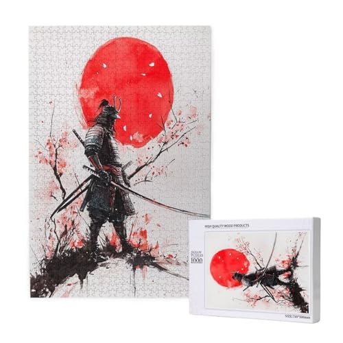 Puzzle Japan,Puzzle 6000 Teile Krieger Holzpuzzle Erwachsene mit Geschenkbox und Poster,Schwieriges,Unterhaltsames,Herausforderndes,Geeignet für Anfänger ab 14 Jahren,Geschenke für Frauen M-1629 von Yeogcohe