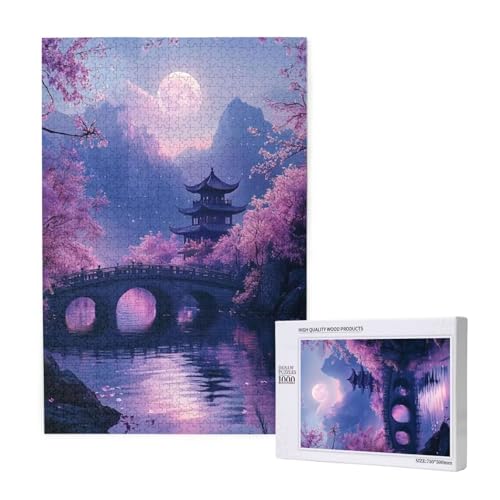 Puzzle Japan,Puzzle 6000 Teile Landschaft Holzpuzzle Erwachsene mit Geschenkbox,Schwieriges,Unterhaltsames,Herausforderndes,Geeignet für Anfänger ab 14 Jahren,Geschenke für Männer/Frauen M-1604 von Yeogcohe