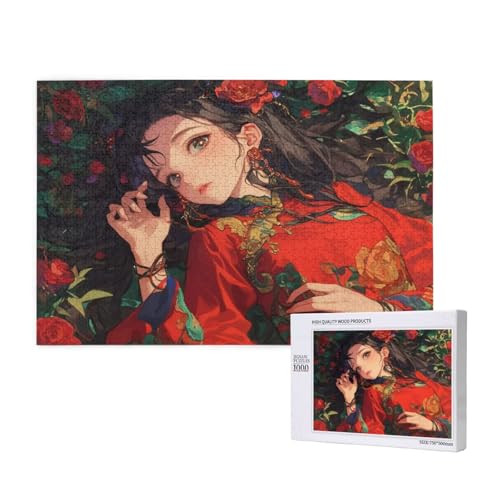 Puzzle Japanerin,Puzzle 4000 Teile Karikatur Holzpuzzle Erwachsene mit Geschenkbox,Schwieriges,Unterhaltsames,Herausforderndes,Geeignet für Anfänger ab 14 Jahren,Geschenke für Männer/Frauen M-252 Puzzle Japanerin,Puzzle 4000 Teile Karikatur Holzpuzzle Erwachsene mit Geschenkbox,Schwieriges,Unterhaltsames,Herausforderndes,Geeignet für Anfänger ab 14 Jahren,Geschenke für Männer/Frauen M-252 von Yeogcohe
