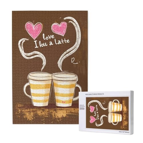 Puzzle Kaffee,Puzzle 2000 Teile Liebe Holzpuzzle Erwachsene mit Geschenkbox und Poster,Schwieriges,Unterhaltsames,Herausforderndes,Geeignet für Anfänger ab 14 Jahren,Geschenke für Männer/Frauen M-1323 Puzzle Kaffee,Puzzle 2000 Teile Liebe Holzpuzzle Erwachsene mit Geschenkbox und Poster,Schwieriges,Unterhaltsames,Herausforderndes,Geeignet für Anfänger ab 14 Jahren,Geschenke für Männer/Frauen M-1323 von Yeogcohe