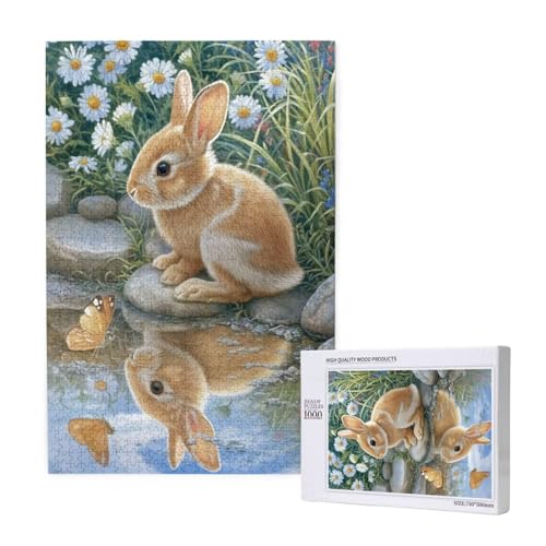Puzzle Kaninchen,Puzzle 2000 Teile Blume Holzpuzzle Erwachsene mit Geschenkbox,Schwieriges,Unterhaltsames,Herausforderndes,Geeignet für Anfänger ab 14 Jahren,Geschenke für Männer/Frauen M-1834 Puzzle Kaninchen,Puzzle 2000 Teile Blume Holzpuzzle Erwachsene mit Geschenkbox,Schwieriges,Unterhaltsames,Herausforderndes,Geeignet für Anfänger ab 14 Jahren,Geschenke für Männer/Frauen M-1834 von Yeogcohe