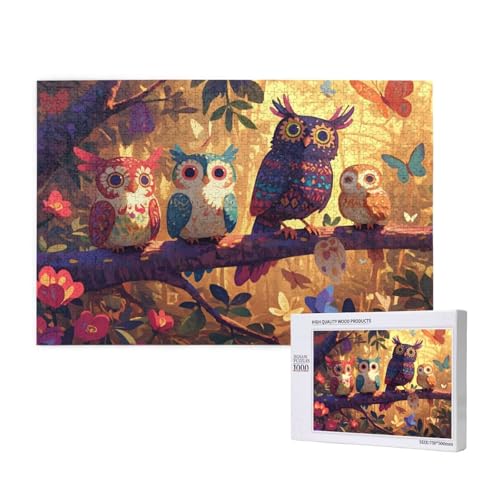 Puzzle Karikatur,Puzzle 2000 Teile Eule Holzpuzzle Erwachsene mit Geschenkbox und Poster,Schwieriges,Unterhaltsames,Herausforderndes,Geeignet für Anfänger ab 14 Jahren,Geschenke für Männer/Frauen M-96 Puzzle Karikatur,Puzzle 2000 Teile Eule Holzpuzzle Erwachsene mit Geschenkbox und Poster,Schwieriges,Unterhaltsames,Herausforderndes,Geeignet für Anfänger ab 14 Jahren,Geschenke für Männer/Frauen M-96 von Yeogcohe