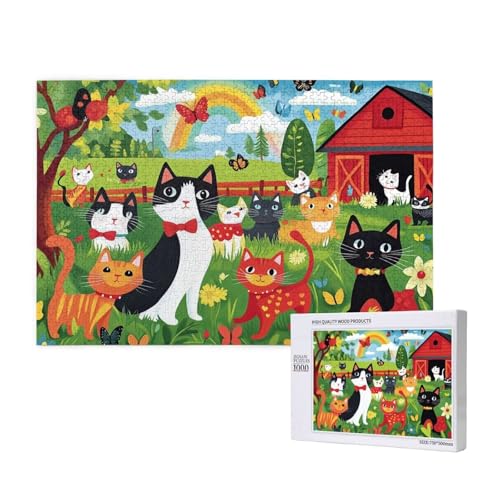 Puzzle Karikatur,Puzzle 4000 Teile Tier Holzpuzzle Erwachsene mit Geschenkbox und Poster,Schwieriges,Unterhaltsames,Herausforderndes,Geeignet für Anfänger ab 14 Jahren,Geschenke für Frauen M-470 Puzzle Karikatur,Puzzle 4000 Teile Tier Holzpuzzle Erwachsene mit Geschenkbox und Poster,Schwieriges,Unterhaltsames,Herausforderndes,Geeignet für Anfänger ab 14 Jahren,Geschenke für Frauen M-470 von Yeogcohe