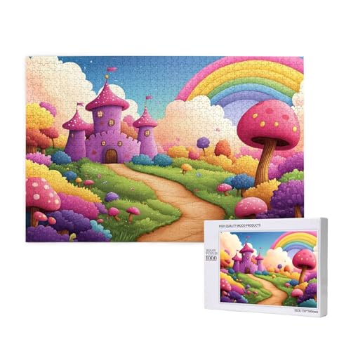 Puzzle Karikatur,Puzzle 6000 Teile Landschaft Holzpuzzle Erwachsene mit Geschenkbox,Schwieriges,Unterhaltsames,Herausforderndes,Geeignet für Anfänger ab 14 Jahren,Geschenke für Männer/Frauen M-718 von Yeogcohe