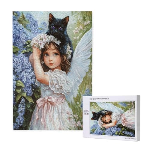 Puzzle Katze,Puzzle 1000 Teile Mädchen Holzpuzzle Erwachsene mit Geschenkbox und Poster,Schwieriges,Unterhaltsames,Herausforderndes,Geeignet für Anfänger ab 14 Jahren,Geschenke für Frauen M-1135 Puzzle Katze,Puzzle 1000 Teile Mädchen Holzpuzzle Erwachsene mit Geschenkbox und Poster,Schwieriges,Unterhaltsames,Herausforderndes,Geeignet für Anfänger ab 14 Jahren,Geschenke für Frauen M-1135 von Yeogcohe