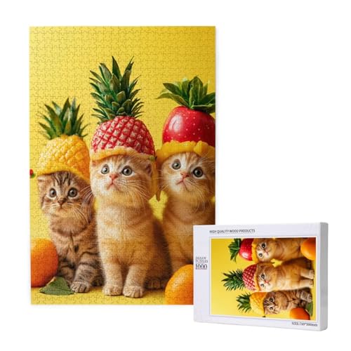 Puzzle Katze,Puzzle 6000 Teile Ananas Holzpuzzle Erwachsene mit Geschenkbox und Poster,Schwieriges,Unterhaltsames,Herausforderndes,Geeignet für Anfänger ab 14 Jahren,Geschenke für Männer/Frauen M-1462 Puzzle Katze,Puzzle 6000 Teile Ananas Holzpuzzle Erwachsene mit Geschenkbox und Poster,Schwieriges,Unterhaltsames,Herausforderndes,Geeignet für Anfänger ab 14 Jahren,Geschenke für Männer/Frauen M-1462 von Yeogcohe