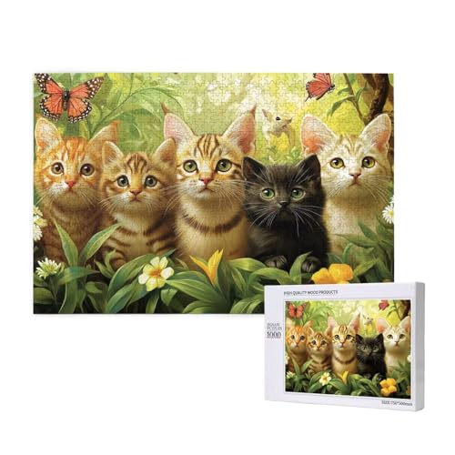 Puzzle Katze,Puzzle 6000 Teile Tier Holzpuzzle Erwachsene mit Geschenkbox und Poster,Schwieriges, Unterhaltsames, Herausforderndes, Geeignet für Anfänger ab 14 Jahren,Geschenke für Männer/Frauen M-200 Puzzle Katze,Puzzle 6000 Teile Tier Holzpuzzle Erwachsene mit Geschenkbox und Poster,Schwieriges, Unterhaltsames, Herausforderndes, Geeignet für Anfänger ab 14 Jahren,Geschenke für Männer/Frauen M-200 von Yeogcohe