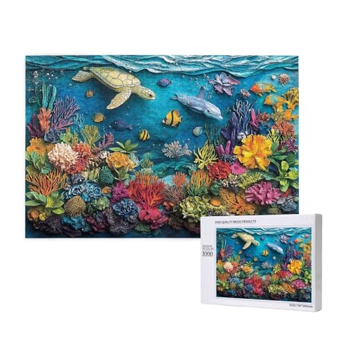 Puzzle Koralle,Puzzle 6000 Teile Meeresschildkröten Holzpuzzle Erwachsene mit Geschenkbox,Schwieriges,Unterhaltsames,Herausforderndes,Geeignet für Anfänger ab 14 Jahren,Geschenke Männer/Frauen M-771 Puzzle Koralle,Puzzle 6000 Teile Meeresschildkröten Holzpuzzle Erwachsene mit Geschenkbox,Schwieriges,Unterhaltsames,Herausforderndes,Geeignet für Anfänger ab 14 Jahren,Geschenke Männer/Frauen M-771 von Yeogcohe