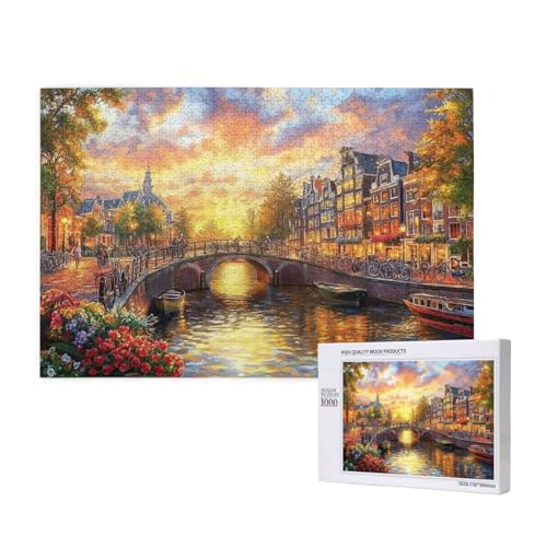 Puzzle Landschaft,Puzzle 1000 Teile Sonnenuntergang Holzpuzzle Erwachsene mit Geschenkbox,Schwieriges,Unterhaltsames,Herausforderndes,Geeignet für Anfänger ab 14 Jahren,Geschenke Männer/Frauen M-53 Puzzle Landschaft,Puzzle 1000 Teile Sonnenuntergang Holzpuzzle Erwachsene mit Geschenkbox,Schwieriges,Unterhaltsames,Herausforderndes,Geeignet für Anfänger ab 14 Jahren,Geschenke Männer/Frauen M-53 von Yeogcohe