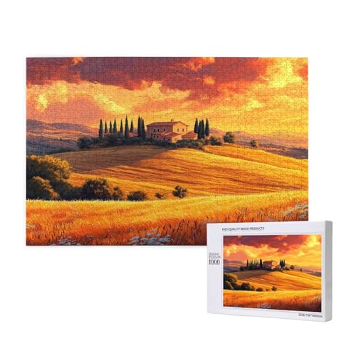 Puzzle Landschaft,Puzzle 1000 Teile Sonnenuntergang Holzpuzzle Erwachsene mit Geschenkbox,Schwieriges,Unterhaltsames,Herausforderndes,Geeignet für Anfänger ab 14 Jahren,Geschenke Männer/Frauen M-188 Puzzle Landschaft,Puzzle 1000 Teile Sonnenuntergang Holzpuzzle Erwachsene mit Geschenkbox,Schwieriges,Unterhaltsames,Herausforderndes,Geeignet für Anfänger ab 14 Jahren,Geschenke Männer/Frauen M-188 von Yeogcohe