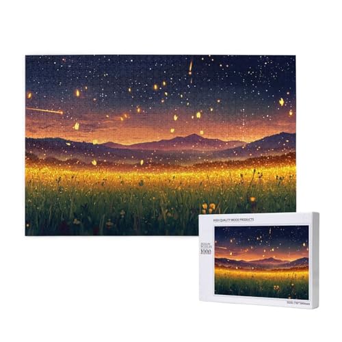 Puzzle Landschaft,Puzzle 1000 Teile Sternenhimmel Holzpuzzle Erwachsene mit Geschenkbox,Schwieriges,Unterhaltsames,Herausforderndes,Geeignet für Anfänger ab 14 Jahren,Geschenke für Männer/Frauen M-975 Puzzle Landschaft,Puzzle 1000 Teile Sternenhimmel Holzpuzzle Erwachsene mit Geschenkbox,Schwieriges,Unterhaltsames,Herausforderndes,Geeignet für Anfänger ab 14 Jahren,Geschenke für Männer/Frauen M-975 von Yeogcohe