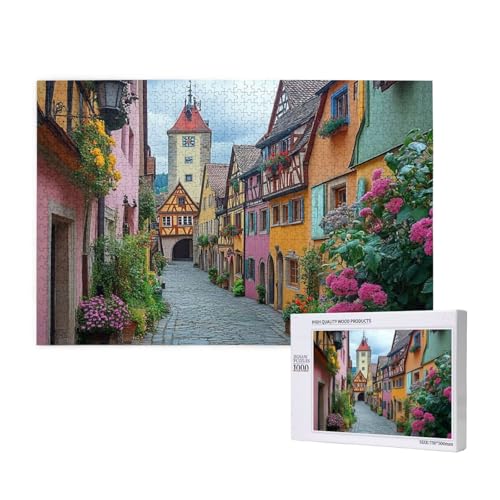 Puzzle Landschaft,Puzzle 1000 Teile Straße Holzpuzzle Erwachsene mit Geschenkbox,Schwieriges,Unterhaltsames,Herausforderndes,Geeignet für Anfänger ab 14 Jahren,Geschenke für Männer/Frauen M-809 Puzzle Landschaft,Puzzle 1000 Teile Straße Holzpuzzle Erwachsene mit Geschenkbox,Schwieriges,Unterhaltsames,Herausforderndes,Geeignet für Anfänger ab 14 Jahren,Geschenke für Männer/Frauen M-809 von Yeogcohe