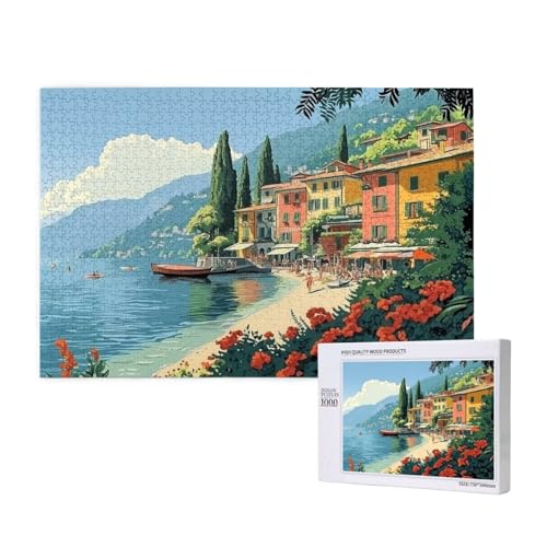 Puzzle Landschaft,Puzzle 2000 Teile Italien Holzpuzzle Erwachsene mit Geschenkbox,Schwieriges,Unterhaltsames,Herausforderndes,Geeignet für Anfänger ab 14 Jahren,Geschenke für Männer/Frauen M-2 Puzzle Landschaft,Puzzle 2000 Teile Italien Holzpuzzle Erwachsene mit Geschenkbox,Schwieriges,Unterhaltsames,Herausforderndes,Geeignet für Anfänger ab 14 Jahren,Geschenke für Männer/Frauen M-2 von Yeogcohe