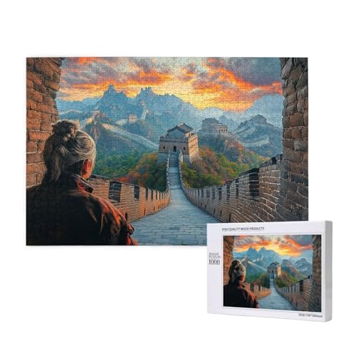 Puzzle Landschaft,Puzzle 300 Teile Große Mauer Holzpuzzle Erwachsene mit Geschenkbox,Schwieriges,Unterhaltsames,Herausforderndes,Geeignet für Anfänger ab 14 Jahren,Geschenke für Männer/Frauen M-660 Puzzle Landschaft,Puzzle 300 Teile Große Mauer Holzpuzzle Erwachsene mit Geschenkbox,Schwieriges,Unterhaltsames,Herausforderndes,Geeignet für Anfänger ab 14 Jahren,Geschenke für Männer/Frauen M-660 von Yeogcohe
