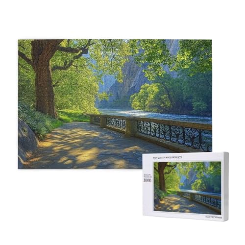 Puzzle Landschaft,Puzzle 4000 Teile Baum Holzpuzzle Erwachsene mit Geschenkbox und Poster,Schwieriges,Unterhaltsames,Herausforderndes,Geeignet für Anfänger ab 14 Jahren,Geschenke für Frauen M-661 von Yeogcohe