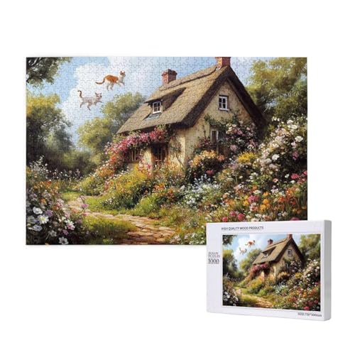 Puzzle Landschaft,Puzzle 4000 Teile Baum Holzpuzzle Erwachsene mit Geschenkbox und Poster,Schwieriges,Unterhaltsames,Herausforderndes,Geeignet für Anfänger ab 14 Jahren,Geschenke für Frauen M-916 von Yeogcohe