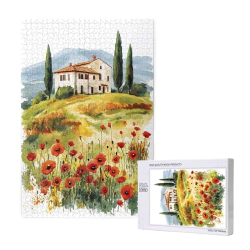 Puzzle Landschaft,Puzzle 4000 Teile Blume Holzpuzzle Erwachsene mit Geschenkbox,Schwieriges,Unterhaltsames,Herausforderndes,Geeignet für Anfänger ab 14 Jahren,Geschenke für Männer/Frauen M-1190 von Yeogcohe