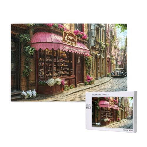 Puzzle Landschaft,Puzzle 4000 Teile Tier Holzpuzzle Erwachsene mit Geschenkbox und Poster,Schwieriges,Unterhaltsames,Herausforderndes,Geeignet für Anfänger ab 14 Jahren,Geschenke für Frauen M-923 von Yeogcohe