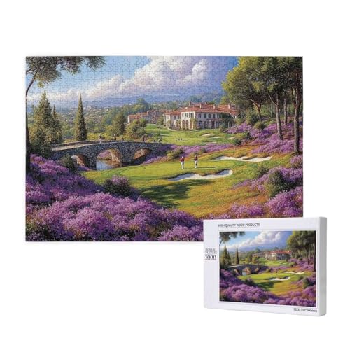 Puzzle Landschaft,Puzzle 6000 Teile Frühling Holzpuzzle Erwachsene mit Geschenkbox,Schwieriges,Unterhaltsames,Herausforderndes,Geeignet für Anfänger ab 14 Jahren,Geschenke für Männer/Frauen M-948 von Yeogcohe