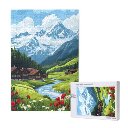 Puzzle Landschaft,Puzzle 6000 Teile Schneeberg Holzpuzzle Erwachsene mit Geschenkbox,Schwieriges,Unterhaltsames,Herausforderndes,Geeignet für Anfänger ab 14 Jahren,Geschenke für Männer/Frauen M-1683 Puzzle Landschaft,Puzzle 6000 Teile Schneeberg Holzpuzzle Erwachsene mit Geschenkbox,Schwieriges,Unterhaltsames,Herausforderndes,Geeignet für Anfänger ab 14 Jahren,Geschenke für Männer/Frauen M-1683 von Yeogcohe