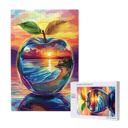 Puzzle Landschaft,Puzzle 6000 Teile Sonnenuntergang Holzpuzzle Erwachsene mit Geschenkbox,Schwieriges,Unterhaltsames,Herausforderndes,Geeignet für Anfänger ab 14 Jahren,Geschenke Männer/Frauen M-1115 von Yeogcohe