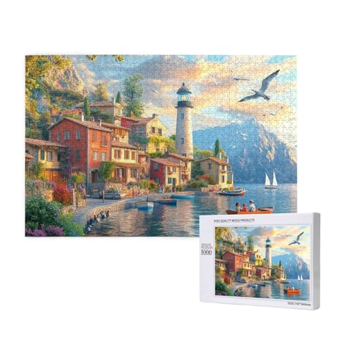 Puzzle Leuchtturm,Puzzle 2000 Teile Adler Holzpuzzle Erwachsene mit Geschenkbox,Schwieriges,Unterhaltsames,Herausforderndes,Geeignet für Anfänger ab 14 Jahren,Geschenke für Männer/Frauen M-198 Puzzle Leuchtturm,Puzzle 2000 Teile Adler Holzpuzzle Erwachsene mit Geschenkbox,Schwieriges,Unterhaltsames,Herausforderndes,Geeignet für Anfänger ab 14 Jahren,Geschenke für Männer/Frauen M-198 von Yeogcohe