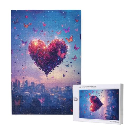 Puzzle Liebe,Puzzle 2000 Teile Schmetterling Holzpuzzle Erwachsene mit Geschenkbox,Schwieriges,Unterhaltsames,Herausforderndes,Geeignet für Anfänger ab 14 Jahren,Geschenke für Männer/Frauen M-1813 Puzzle Liebe,Puzzle 2000 Teile Schmetterling Holzpuzzle Erwachsene mit Geschenkbox,Schwieriges,Unterhaltsames,Herausforderndes,Geeignet für Anfänger ab 14 Jahren,Geschenke für Männer/Frauen M-1813 von Yeogcohe