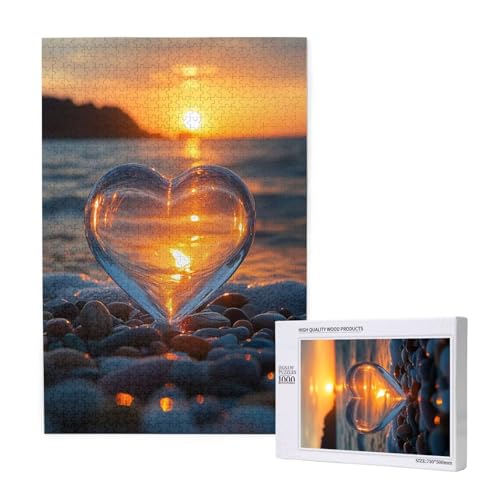 Puzzle Liebe,Puzzle 6000 Teile Sonnenuntergang Holzpuzzle Erwachsene mit Geschenkbox,Schwieriges,Unterhaltsames,Herausforderndes,Geeignet für Anfänger ab 14 Jahren,Geschenke für Männer/Frauen M-1534 von Yeogcohe