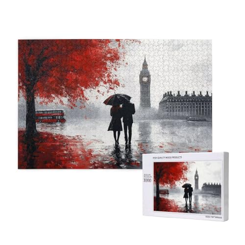 Puzzle London,Puzzle 300 Teile Paar Holzpuzzle Erwachsene mit Geschenkbox und Poster,Schwieriges, Unterhaltsames, Herausforderndes, Geeignet für Anfänger ab 14 Jahren,Geschenke für Männer/Frauen M-929 Puzzle London,Puzzle 300 Teile Paar Holzpuzzle Erwachsene mit Geschenkbox und Poster,Schwieriges, Unterhaltsames, Herausforderndes, Geeignet für Anfänger ab 14 Jahren,Geschenke für Männer/Frauen M-929 von Yeogcohe