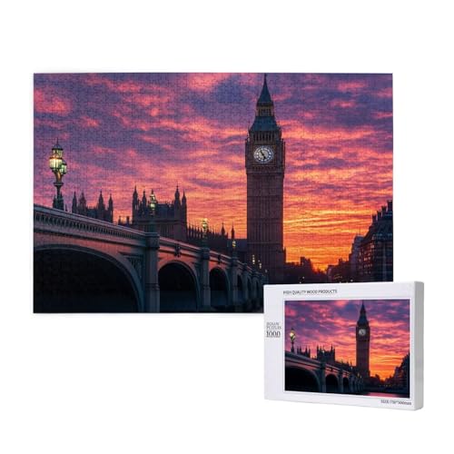 Puzzle London,Puzzle 4000 Teile Sonnenuntergang Holzpuzzle Erwachsene mit Geschenkbox,Schwieriges,Unterhaltsames,Herausforderndes,Geeignet für Anfänger ab 14 Jahren,Geschenke für Männer/Frauen M-332 Puzzle London,Puzzle 4000 Teile Sonnenuntergang Holzpuzzle Erwachsene mit Geschenkbox,Schwieriges,Unterhaltsames,Herausforderndes,Geeignet für Anfänger ab 14 Jahren,Geschenke für Männer/Frauen M-332 von Yeogcohe