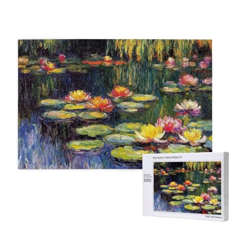 Puzzle Lotus,Puzzle 1000 Teile Landschaft Holzpuzzle Erwachsene mit Geschenkbox und Poster,Schwieriges,Unterhaltsames,Herausforderndes,Geeignet für Anfänger ab 14 Jahren,Geschenke für Frauen M-36 Puzzle Lotus,Puzzle 1000 Teile Landschaft Holzpuzzle Erwachsene mit Geschenkbox und Poster,Schwieriges,Unterhaltsames,Herausforderndes,Geeignet für Anfänger ab 14 Jahren,Geschenke für Frauen M-36 von Yeogcohe