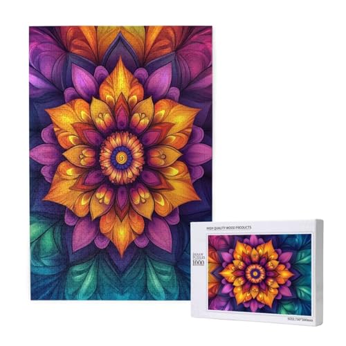 Puzzle Mandala,Puzzle 1000 Teile Abstrakt Holzpuzzle Erwachsene mit Geschenkbox,Schwieriges,Unterhaltsames,Herausforderndes,Geeignet für Anfänger ab 14 Jahren,Geschenke für Männer/Frauen M-1659 Puzzle Mandala,Puzzle 1000 Teile Abstrakt Holzpuzzle Erwachsene mit Geschenkbox,Schwieriges,Unterhaltsames,Herausforderndes,Geeignet für Anfänger ab 14 Jahren,Geschenke für Männer/Frauen M-1659 von Yeogcohe