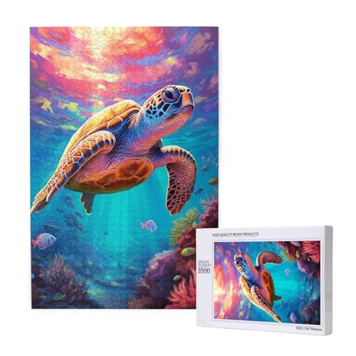 Puzzle Meeresschildkröten,Puzzle 300 Teile Ozean Holzpuzzle Erwachsene mit Geschenkbox,Schwieriges,Unterhaltsames,Herausforderndes,Geeignet für Anfänger ab 14 Jahren,Geschenke für Männer/Frauen M-1548 Puzzle Meeresschildkröten,Puzzle 300 Teile Ozean Holzpuzzle Erwachsene mit Geschenkbox,Schwieriges,Unterhaltsames,Herausforderndes,Geeignet für Anfänger ab 14 Jahren,Geschenke für Männer/Frauen M-1548 von Yeogcohe