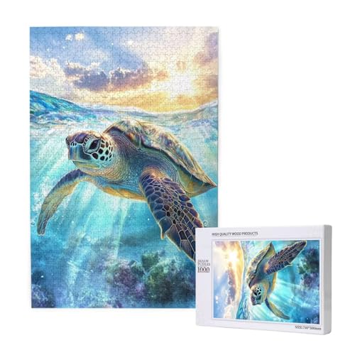 Puzzle Meeresschildkröten,Puzzle 6000 Teile Sonnenuntergang Holzpuzzle Erwachsene mit Geschenkbox,Schwieriges,Unterhaltsames,Herausforderndes,Geeignet für Anfänger ab 14 Jahren,Geschenke Frauen M-1797 Puzzle Meeresschildkröten,Puzzle 6000 Teile Sonnenuntergang Holzpuzzle Erwachsene mit Geschenkbox,Schwieriges,Unterhaltsames,Herausforderndes,Geeignet für Anfänger ab 14 Jahren,Geschenke Frauen M-1797 von Yeogcohe