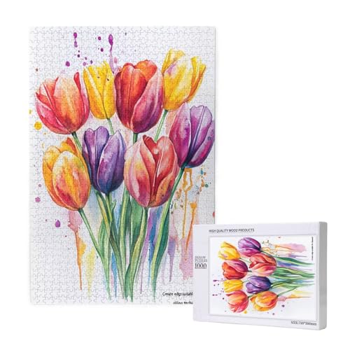 Puzzle Muttertag,Puzzle 4000 Teile Blume Holzpuzzle Erwachsene mit Geschenkbox,Schwieriges,Unterhaltsames,Herausforderndes,Geeignet für Anfänger ab 14 Jahren,Geschenke für Männer/Frauen M-1498 von Yeogcohe