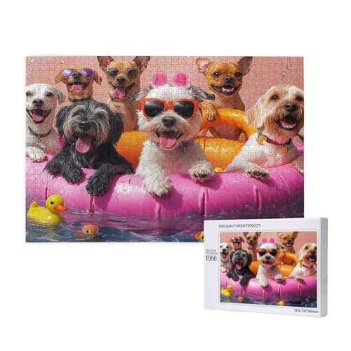 Puzzle Niedlich,Puzzle 2000 Teile Hund Holzpuzzle Erwachsene mit Geschenkbox und Poster,Schwieriges,Unterhaltsames,Herausforderndes,Geeignet für Anfänger ab 14 Jahren,Geschenke für Männer/Frauen M-255 Puzzle Niedlich,Puzzle 2000 Teile Hund Holzpuzzle Erwachsene mit Geschenkbox und Poster,Schwieriges,Unterhaltsames,Herausforderndes,Geeignet für Anfänger ab 14 Jahren,Geschenke für Männer/Frauen M-255 von Yeogcohe
