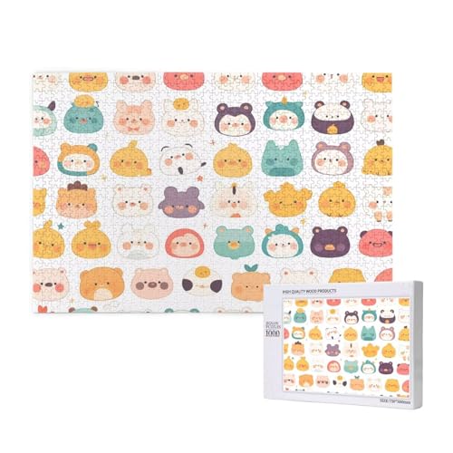 Puzzle Niedlich,Puzzle 6000 Teile Karikatur Holzpuzzle Erwachsene mit Geschenkbox,Schwieriges,Unterhaltsames,Herausforderndes,Geeignet für Anfänger ab 14 Jahren,Geschenke für Männer/Frauen M-204 Puzzle Niedlich,Puzzle 6000 Teile Karikatur Holzpuzzle Erwachsene mit Geschenkbox,Schwieriges,Unterhaltsames,Herausforderndes,Geeignet für Anfänger ab 14 Jahren,Geschenke für Männer/Frauen M-204 von Yeogcohe